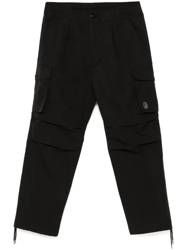 A BATHING APE® リップストップ パンツ | ブラック | FARFETCH JP
