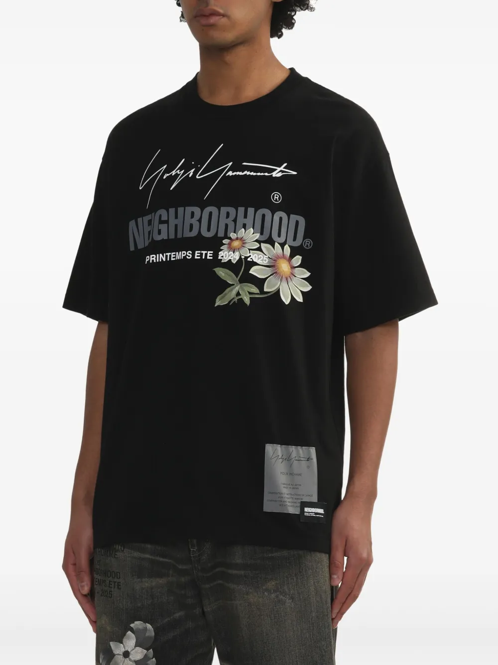 Yohji Yamamoto x Neighbourhood cotton T-shirt