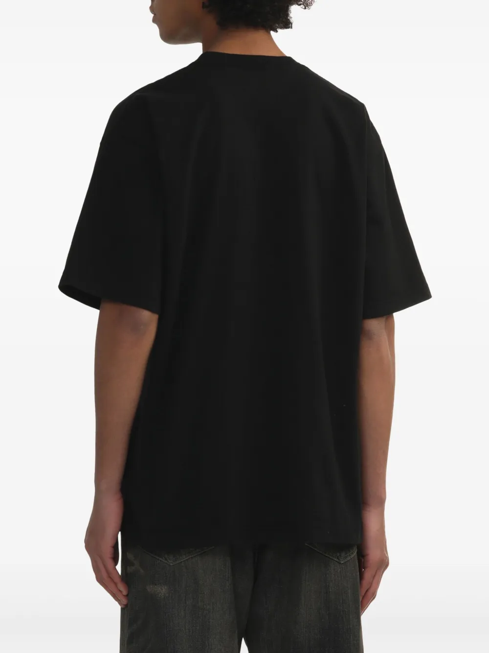 Yohji Yamamoto x Neighborhood katoenen T-shirt Zwart