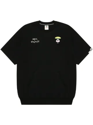 A BATHING APE® ロゴ Tシャツ | ブラック | FARFETCH JP