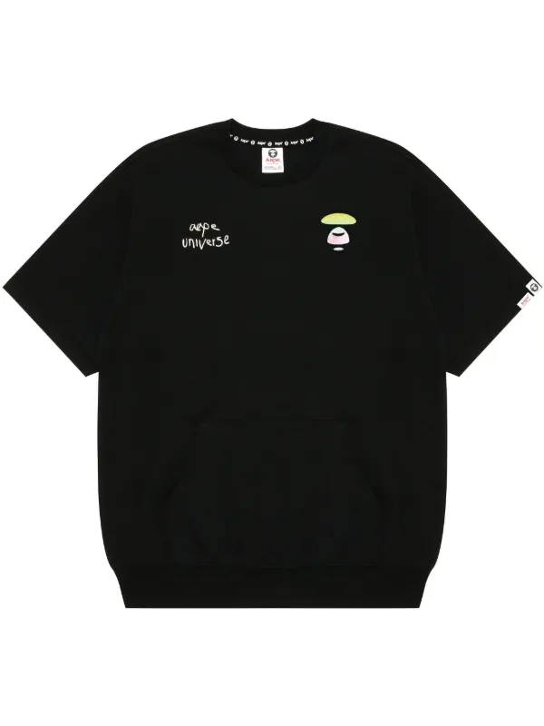 AAPE BY *A BATHING APE® ロゴ Tシャツ | ブラック | FARFETCH JP