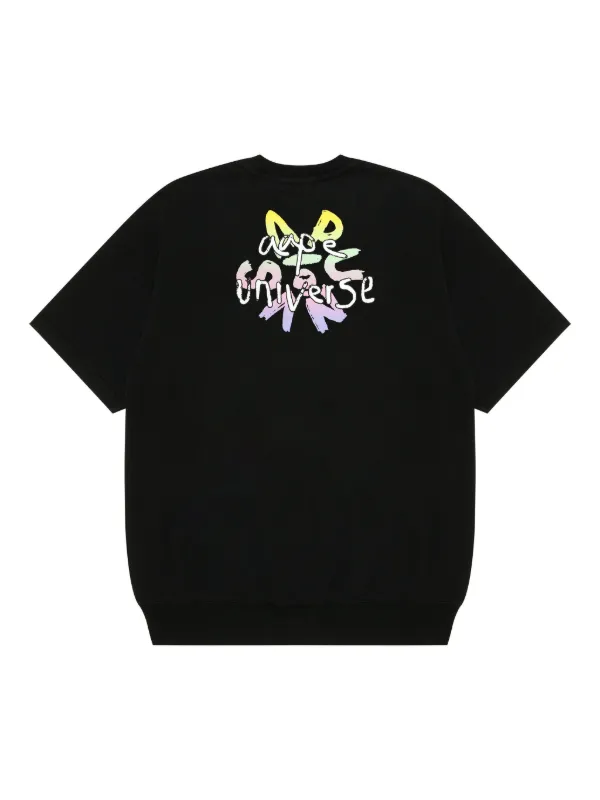 AAPE BY *A BATHING APE® ロゴ Tシャツ | ブラック | FARFETCH JP
