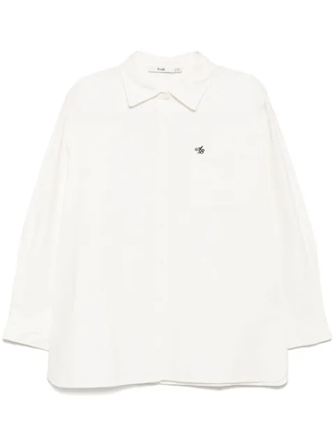 b+ab logo-embroidered long-sleeves shirt
