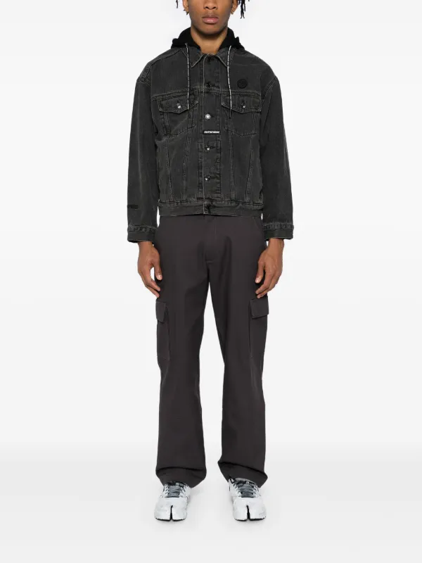 AAPE BY A BATHING APE デニムジャケット AAPE BY *A BATHING APE® AAPENOW デニムジャケット | ブラック