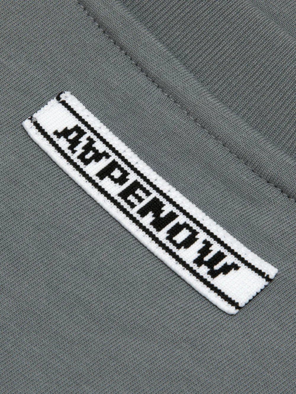 AAPE BY *A BATHING APE T-shirt met geborduurd logo Grijs