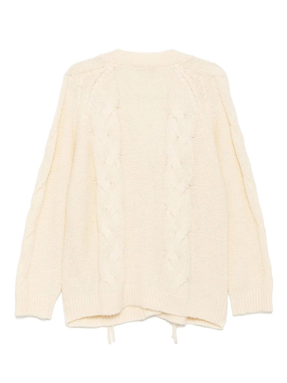 b+ab Vest met V-hals Wit