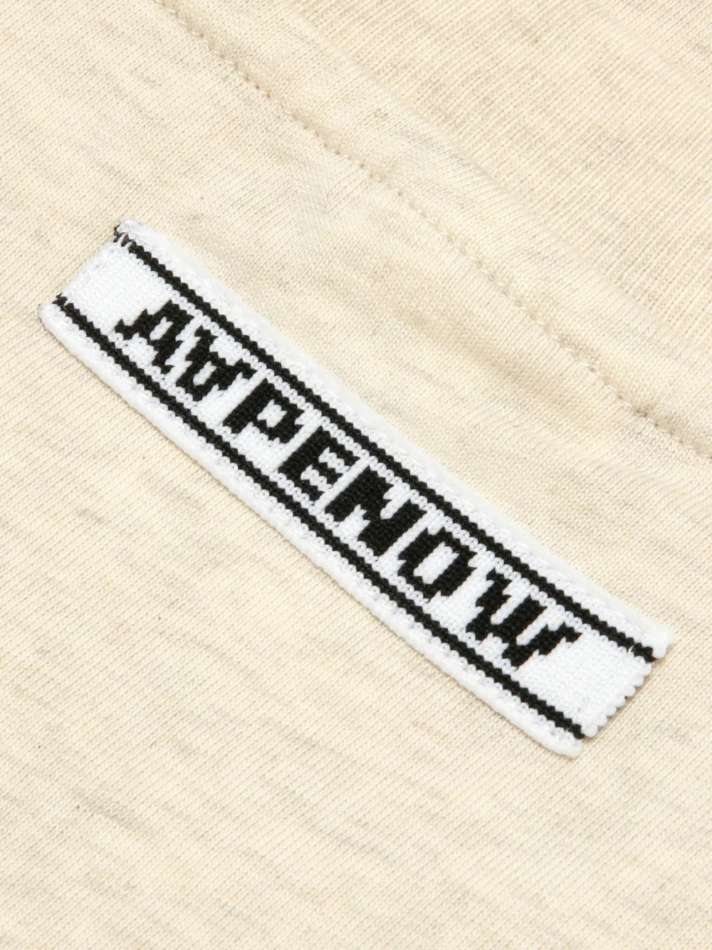 AAPE BY *A BATHING APE T-shirt met geborduurd logo Beige
