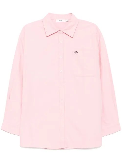 B+ab chemise à logo brodé - Rose - b+ab - Modalova