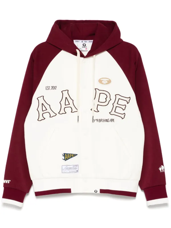 AAPE BY *A BATHING APE® パッチ ジャケット | ホワイト | FARFETCH JP