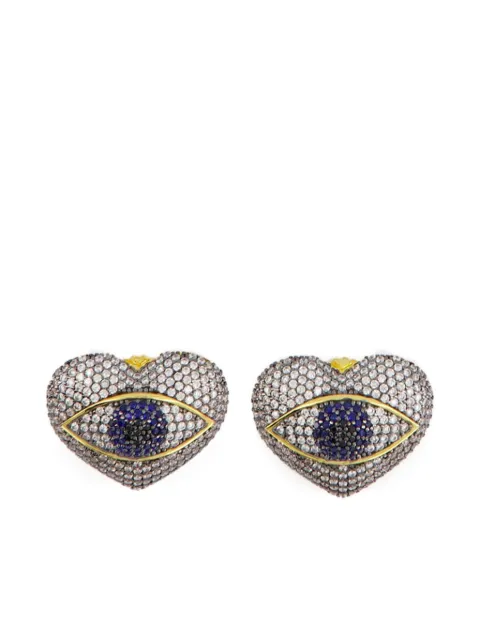 Begüm Khan Occhio Del Amore crystal-embellished earrings
