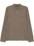 James Perse long-sleeved polo shirt - Brown