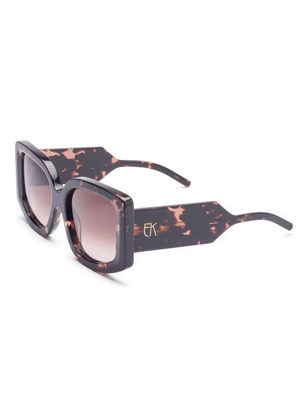 Emmanuelle Khanh oversize-frame sunglasses - Bruin