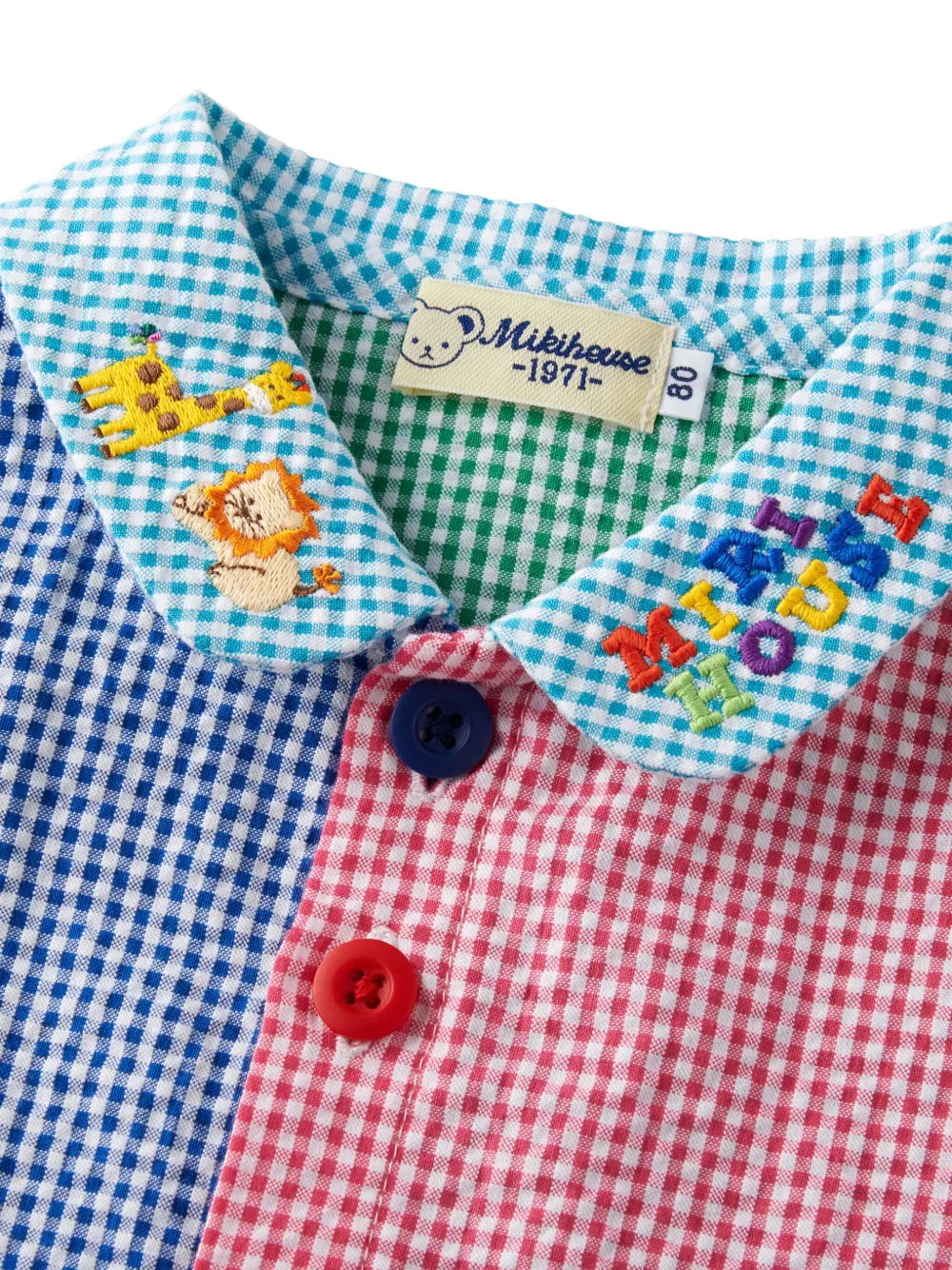 Miki House Miki Animals shirt Rood