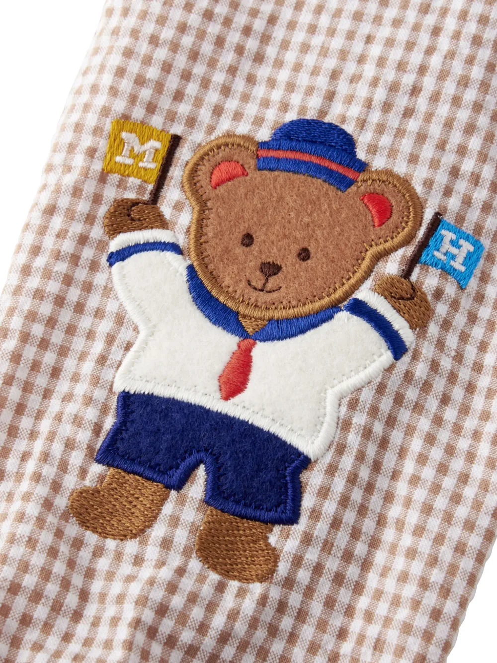 Miki House Miki Animals shirt Bruin