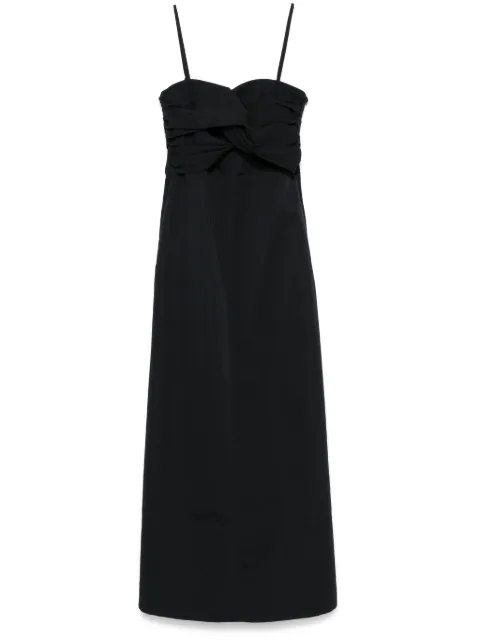 Jil Sander twist-detail maxi dress