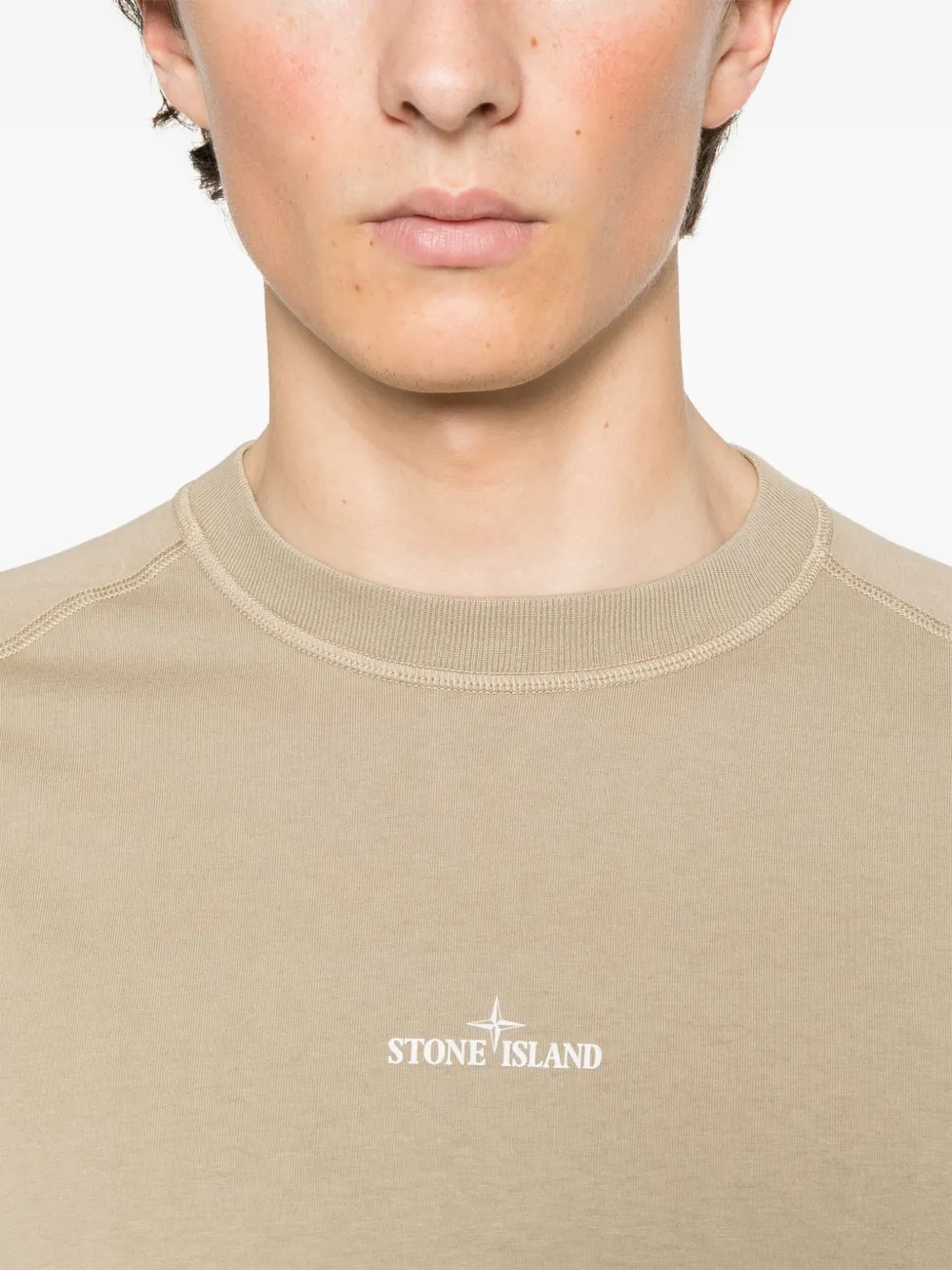 Stone Island Jersey T-shirt Beige
