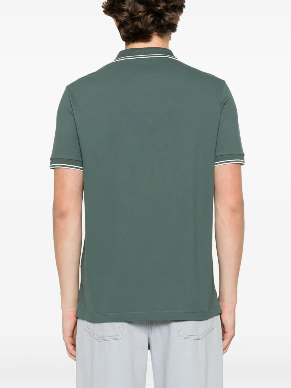 Stone Island Piqué poloshirt Groen