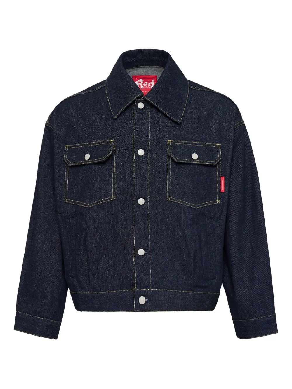double-pocket denim jacket