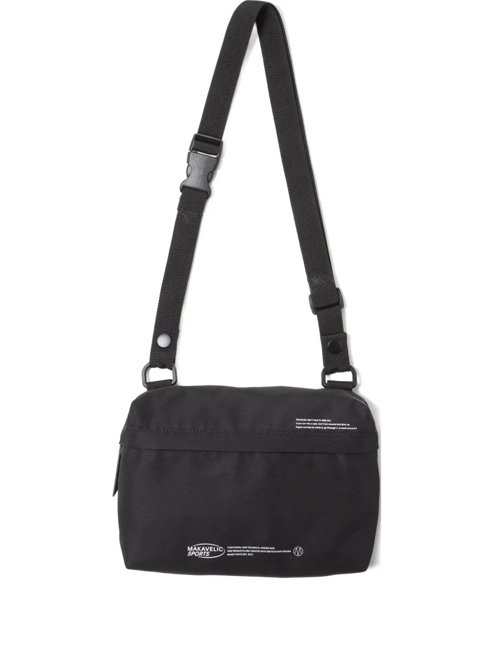Makavelic Borsa messenger con logo | nero | Image 1
