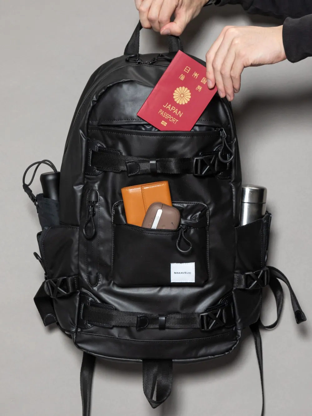 Makavelic Bind Up Backpack | Black | FARFETCH
