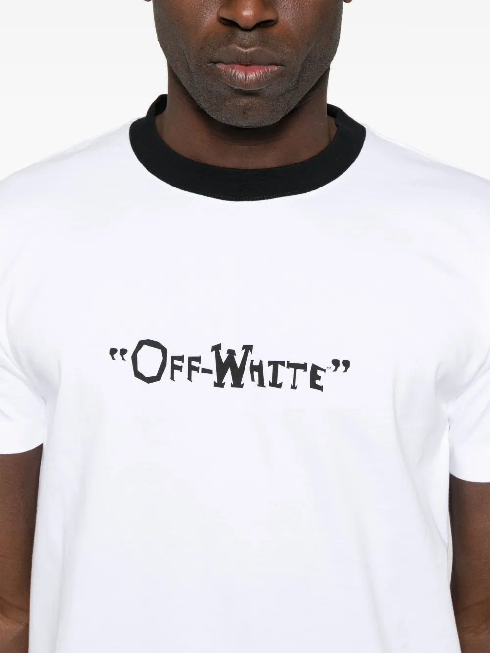 Off-White T-shirt met logoprint Wit