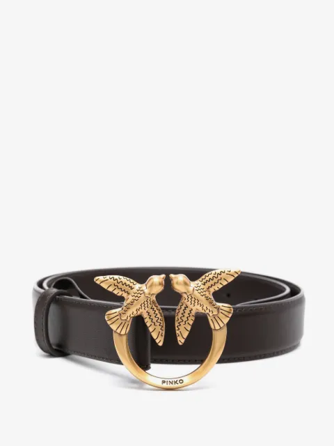 PINKO Love Birds leather belt