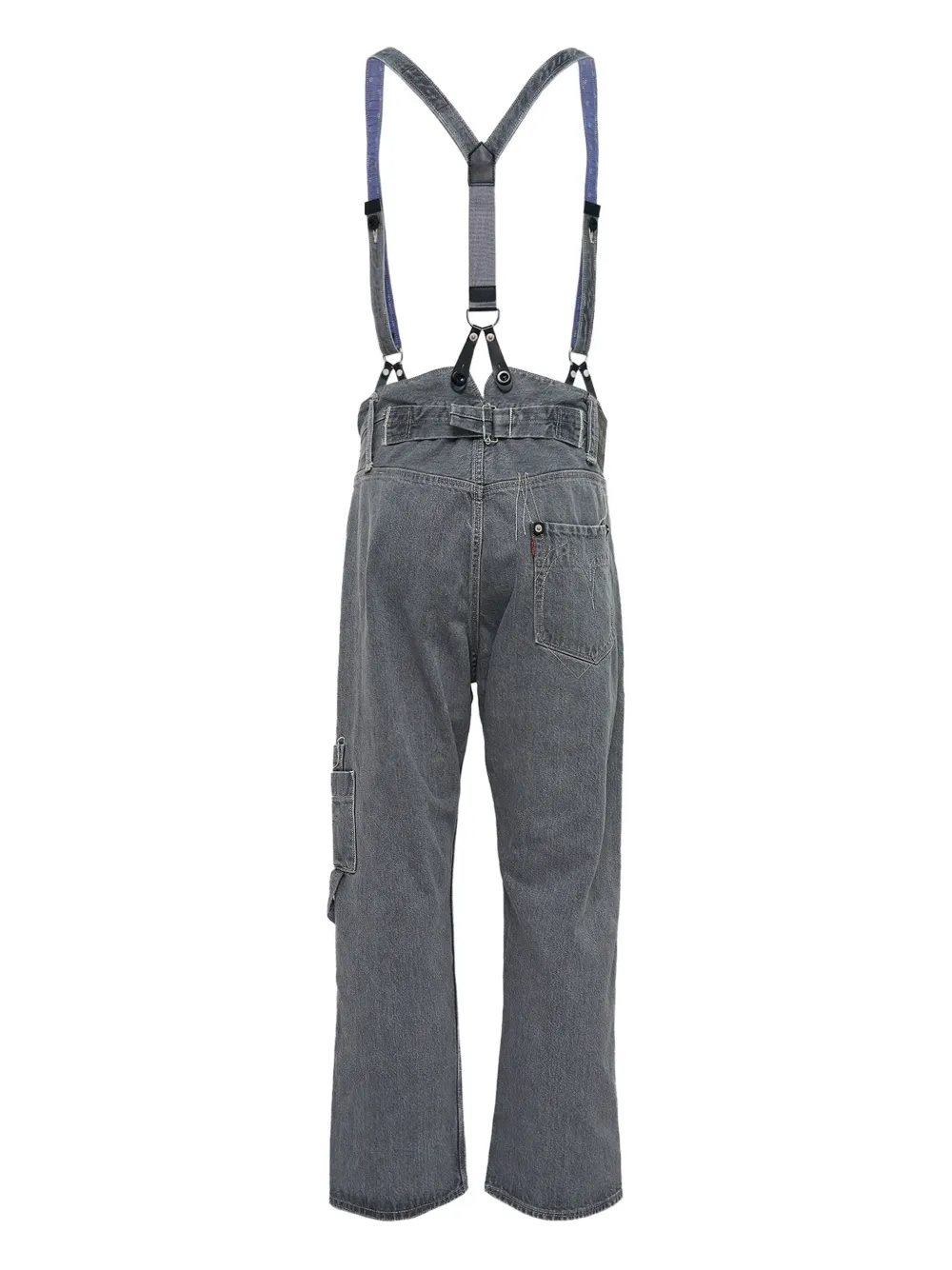 Junya Watanabe MAN Jeans met bretels Grijs