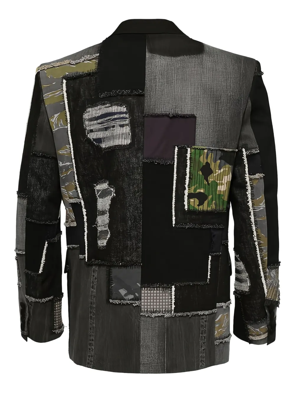 Junya Watanabe MAN patchwork double-breasted blazer | Sakkos | Image 2