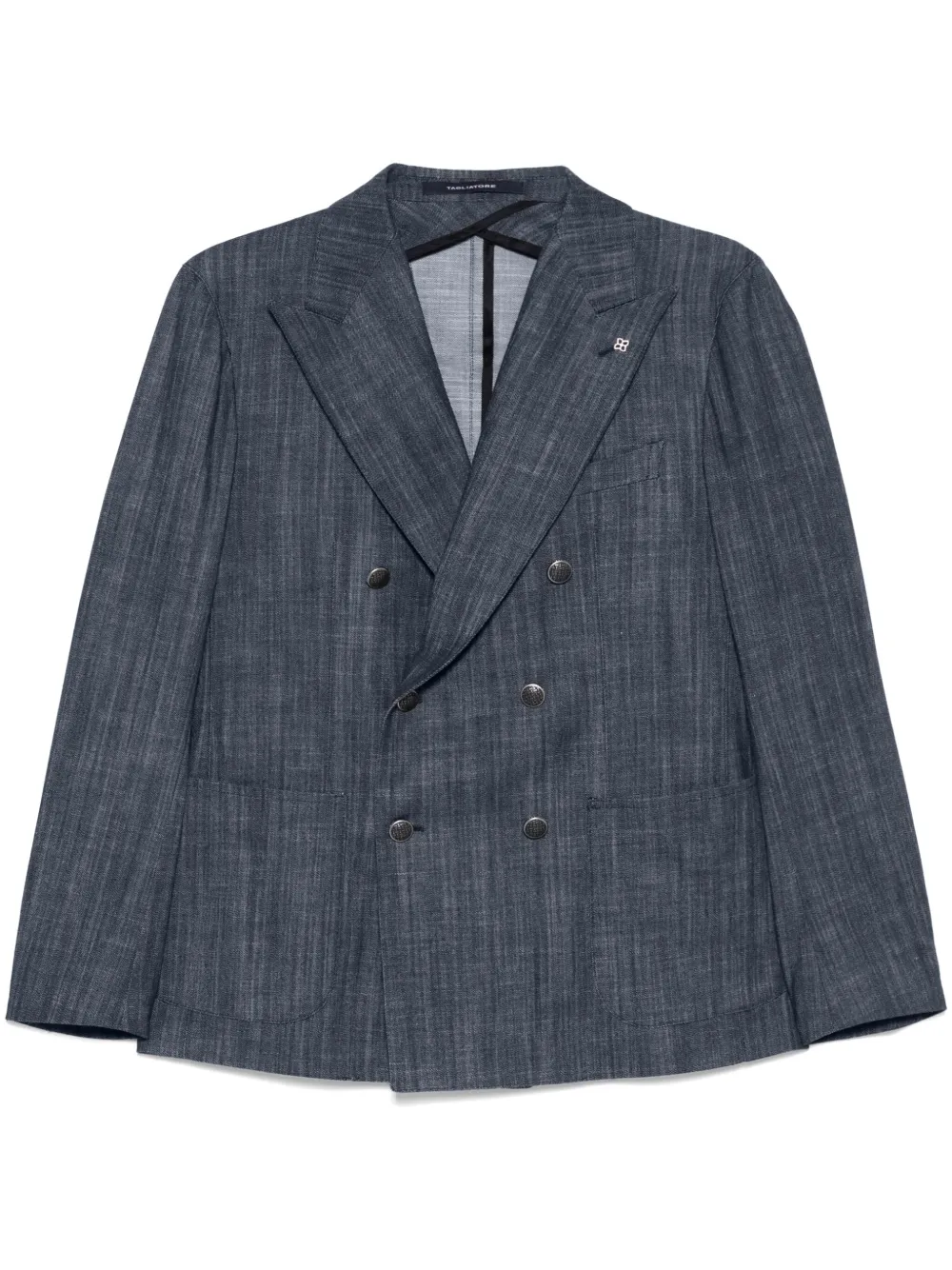 Tagliatore Denim blazer Blauw