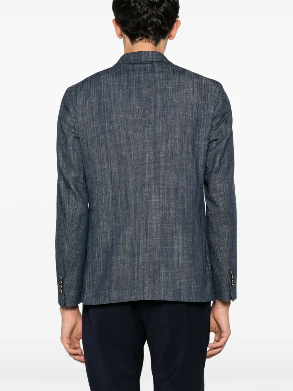 Tagliatore Denim blazer Blauw