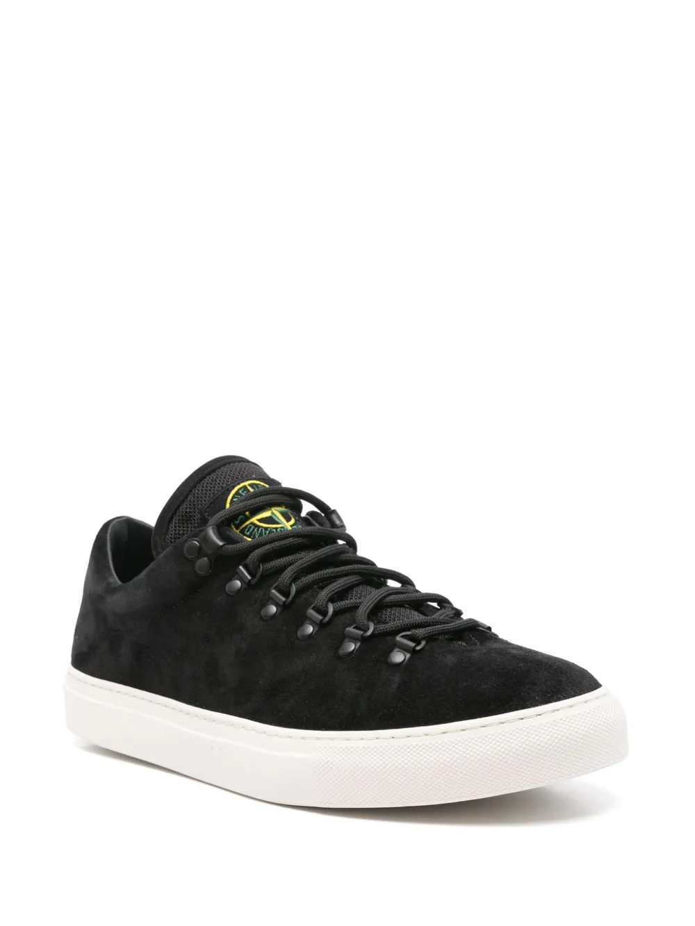 Stone Island suede sneakers - Zwart