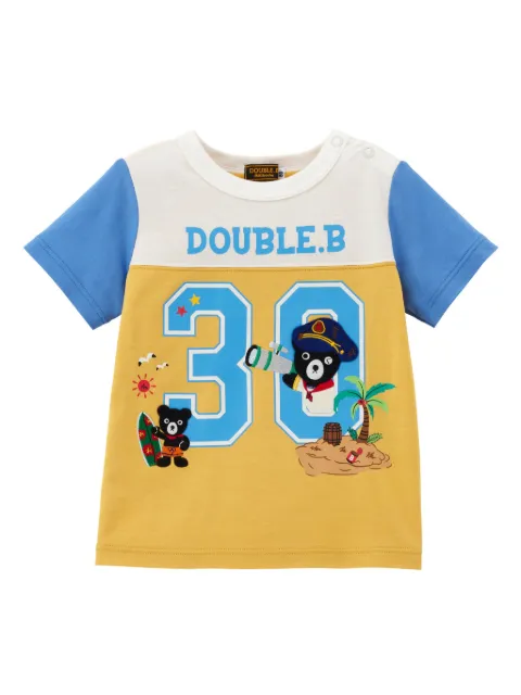 Miki House bear-motif t-shirt 