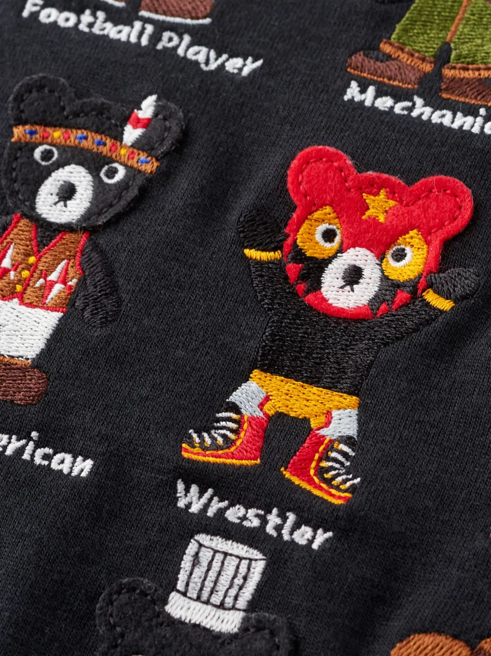 Miki House Miki Bears T-shirt Zwart