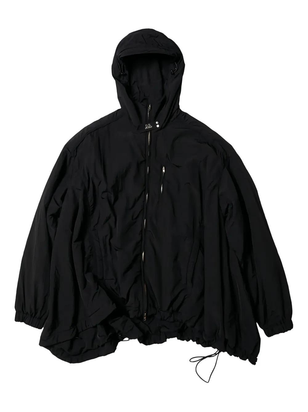 Doublet goggle-detail hooded jacket | Black | Image 1