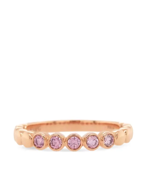 HYT Jewelry 18K rose gold diamond band ring