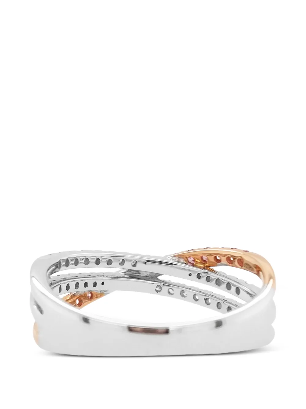18k White Gold Diamond Stackable Ring