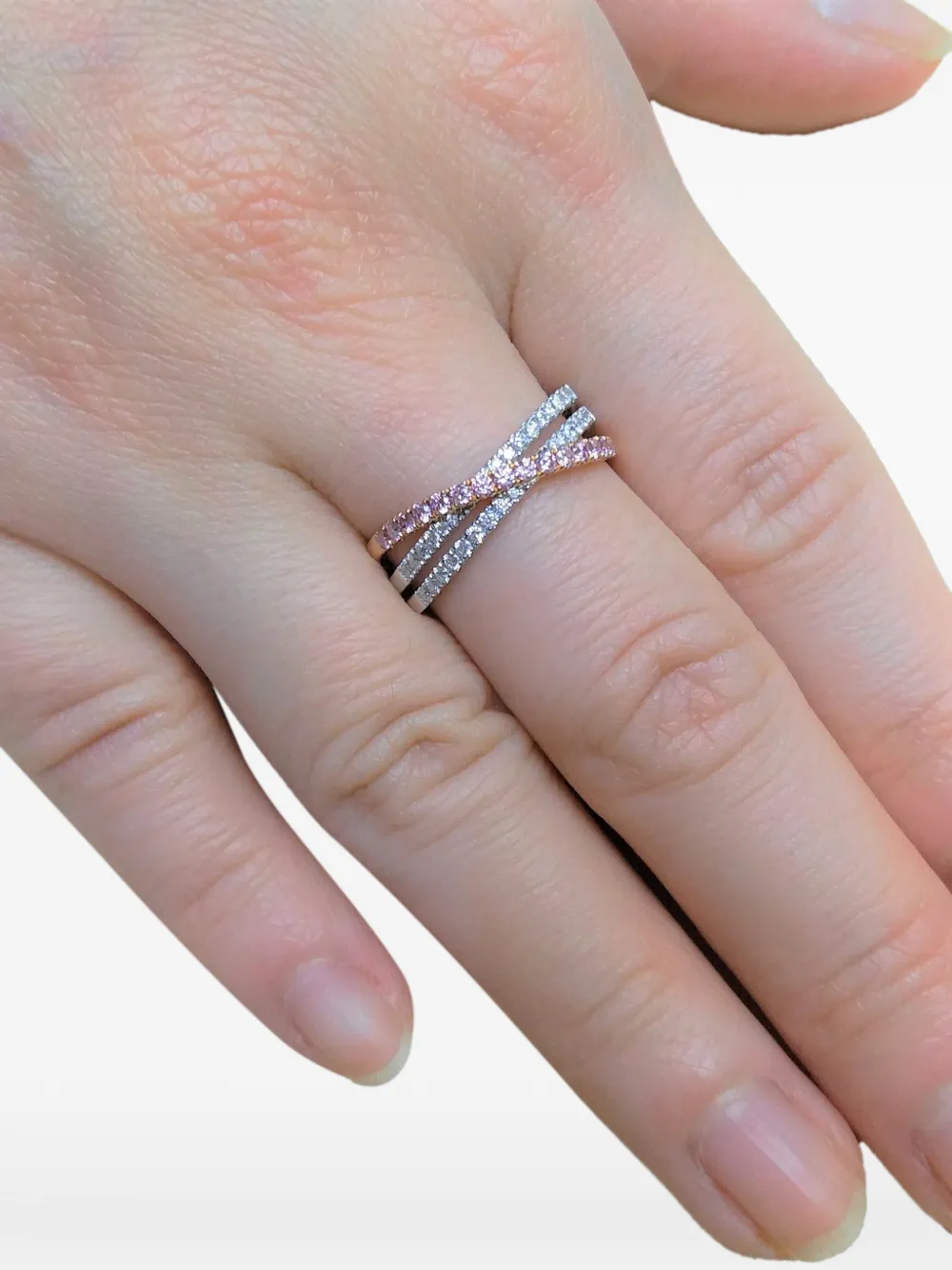 HYT Jewelry Anello in oro bianco 18kt con diamanti - Argento