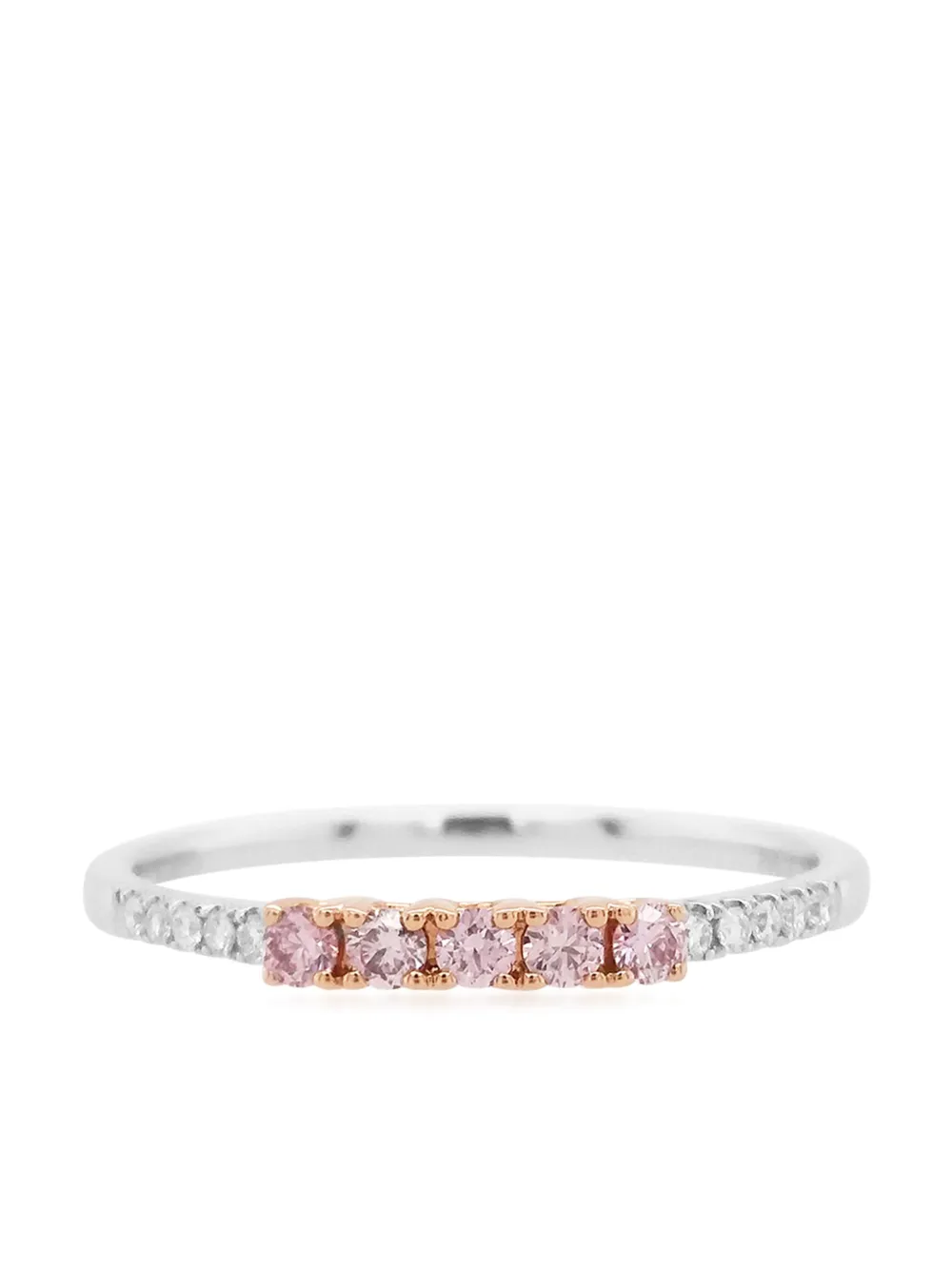 HYT Jewelry 18kt witgouden ring met diamant - Zilver