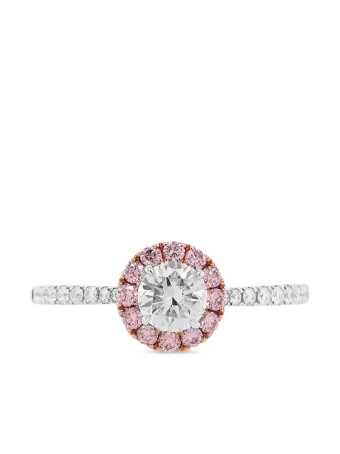HYT Jewelry 18K white gold diamond engagement ring