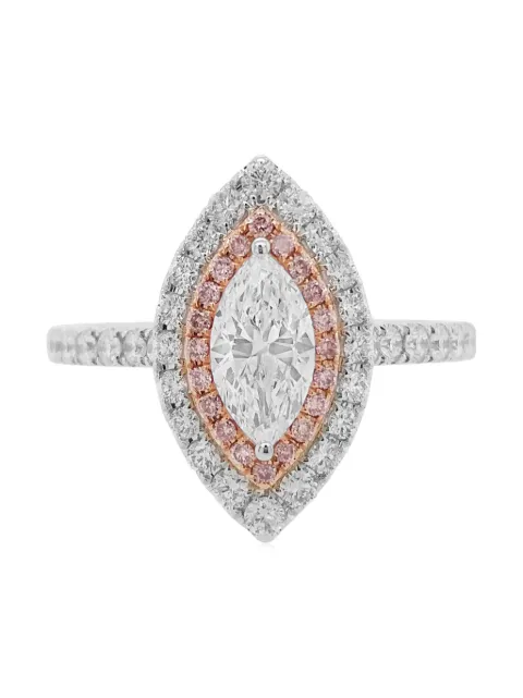 HYT Jewelry 18kt white gold diamond cocktail ring