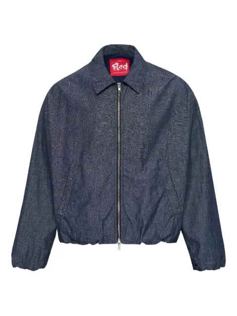 Fumito Ganryu Shambray Airy bomber jacket