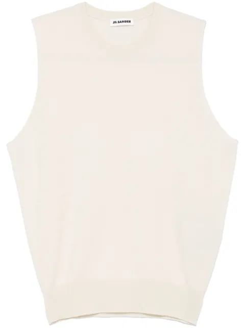 Jil Sander knitted tank top