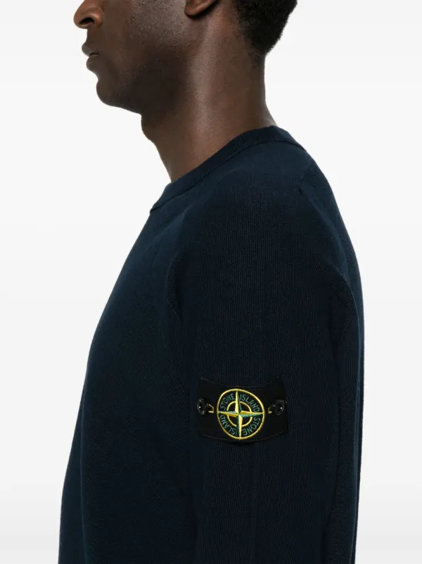 Stone Island ピケ スウェットシャツ | ブルー | FARFETCH JP