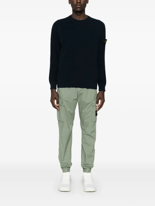 STONE  スウェット M Stone Island ピケ スウェットシャツ | ブルー | FARFETCH JP