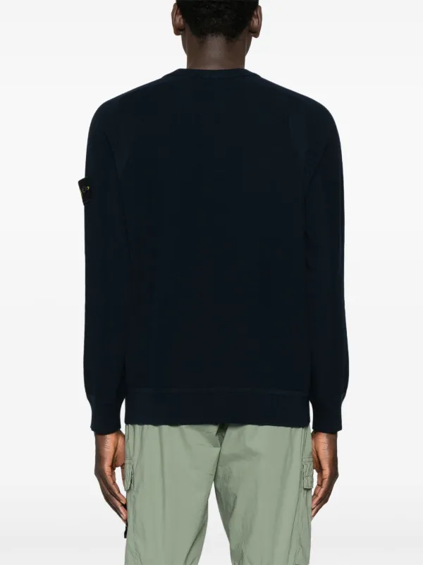 Stone Island ピケ スウェットシャツ | ブルー | FARFETCH JP