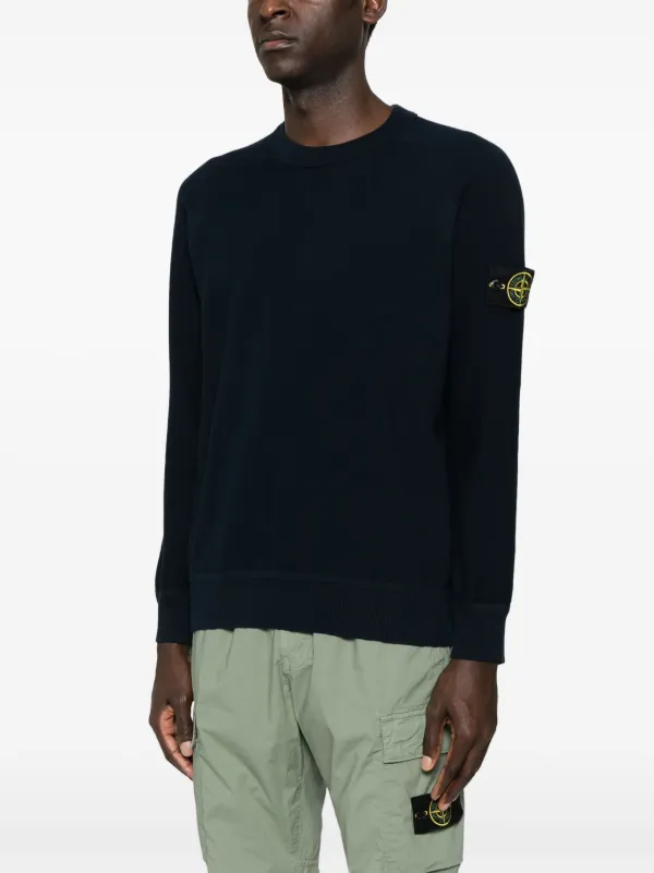 Stone Island ピケ スウェットシャツ | ブルー | FARFETCH JP
