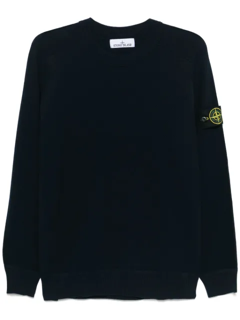 Stone Island piqué-weave sweatshirt