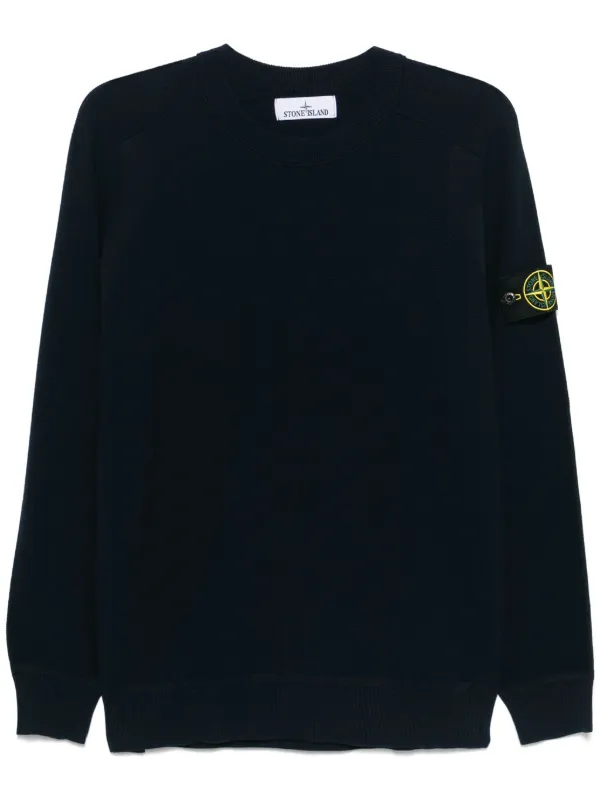 Stone Island ピケ スウェットシャツ | ブルー | FARFETCH JP