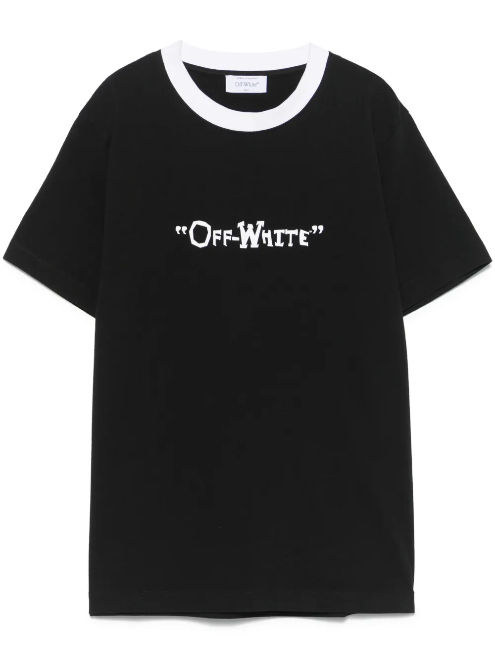 Off-White T-shirt met logoprint Zwart