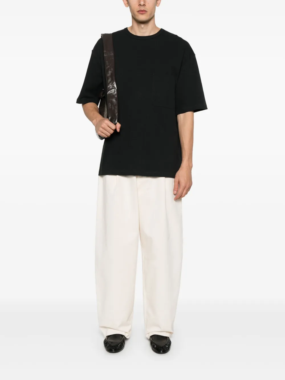 LEMAIRE Jersey T-shirt - Zwart